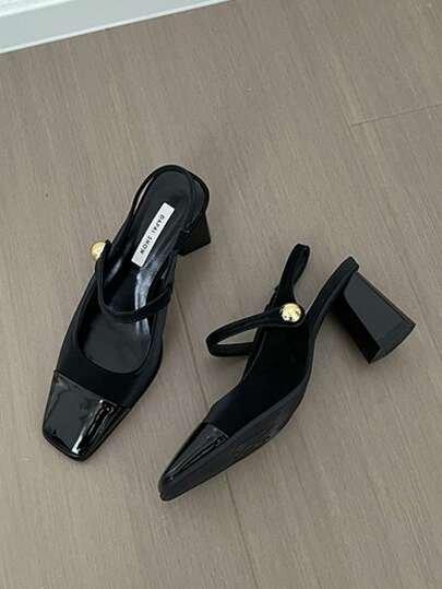 صندل أنيق للنساء بكعب عالي